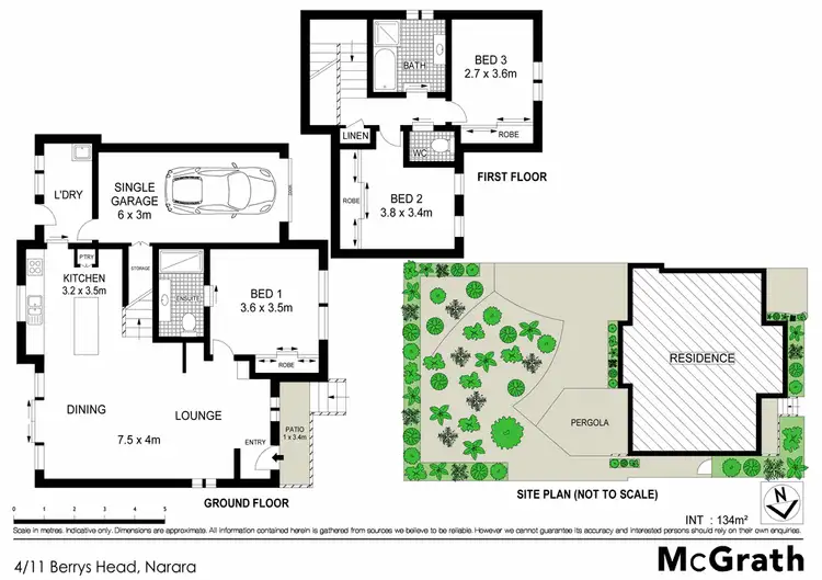 Floorplan of Homely townhouse listing, 4/11 Berrys Head Road, Narara NSW 2250