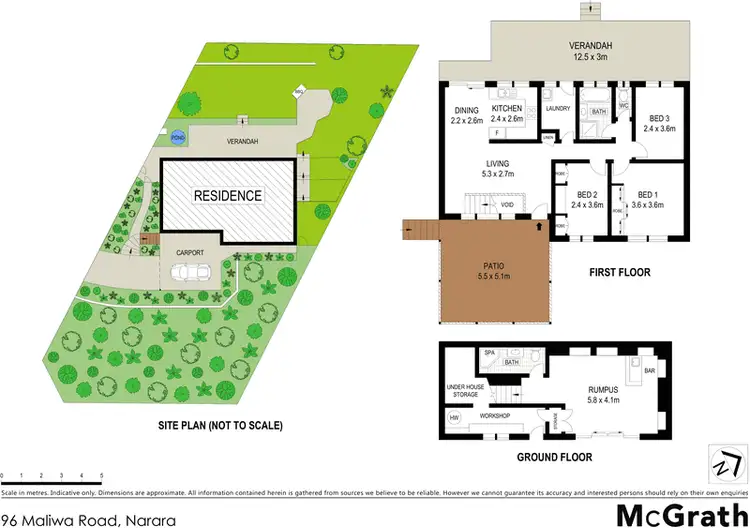 Floorplan of Homely house listing, 96 Maliwa Road, Narara NSW 2250