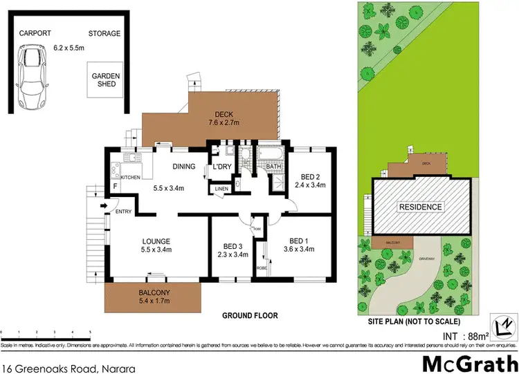 Floorplan of Homely house listing, 16 Greenoaks Road, Narara NSW 2250