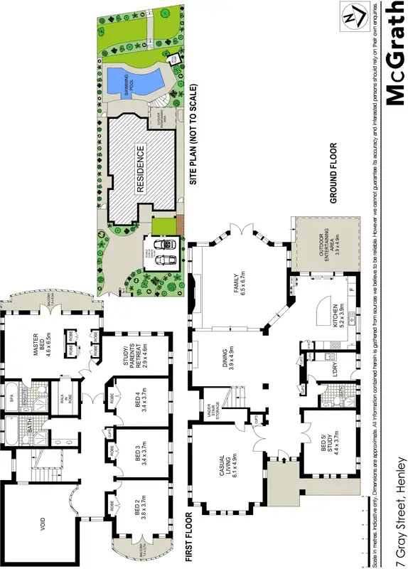 Floorplan of Homely house listing, 7 Gray Street, Henley NSW 2111