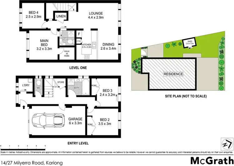 Floorplan of Homely townhouse listing, 14/27 Milyerra Road, Kariong NSW 2250