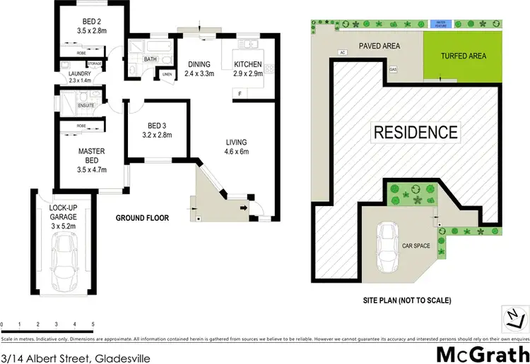 Floorplan of Homely villa listing, 3/14 Albert Street, Gladesville NSW 2111