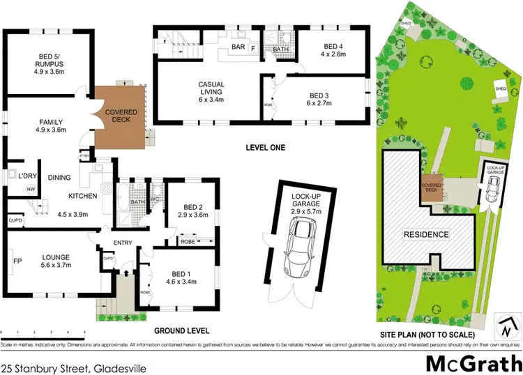 Floorplan of Homely house listing, 25 Stanbury Street, Gladesville NSW 2111