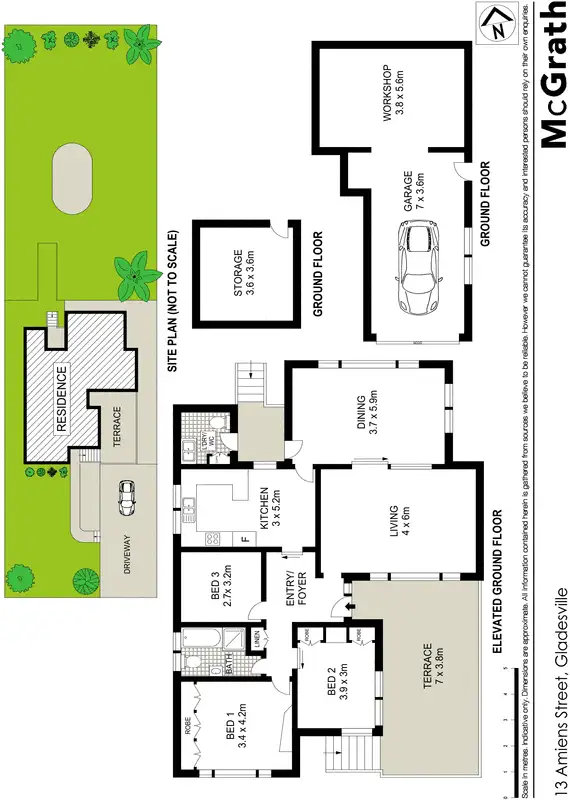 Floorplan of Homely house listing, 13 Amiens Street, Gladesville NSW 2111
