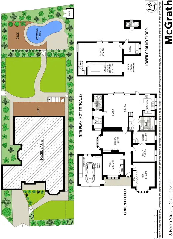 Floorplan of Homely house listing, 16 Farm Street, Gladesville NSW 2111