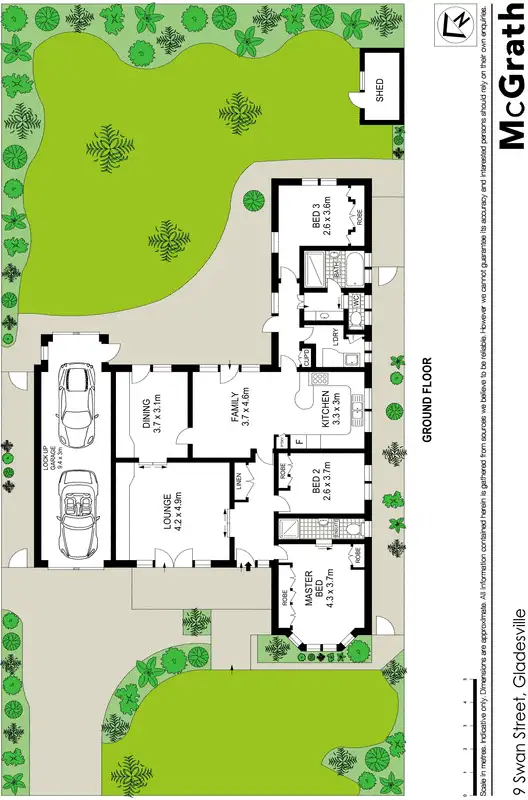 Floorplan of Homely house listing, 9 Swan Street, Gladesville NSW 2111