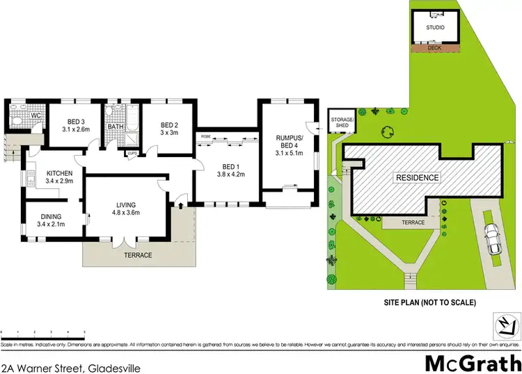Floorplan of Homely house listing, 2A Warner Street, Gladesville NSW 2111