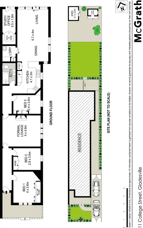 Floorplan of Homely house listing, 11 College Street, Gladesville NSW 2111