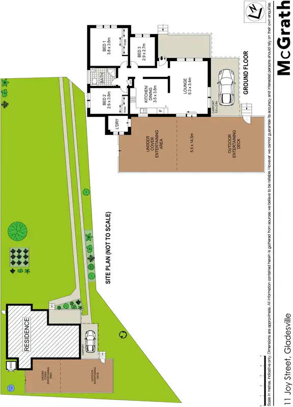Floorplan of Homely house listing, 11 Joy Street, Gladesville NSW 2111