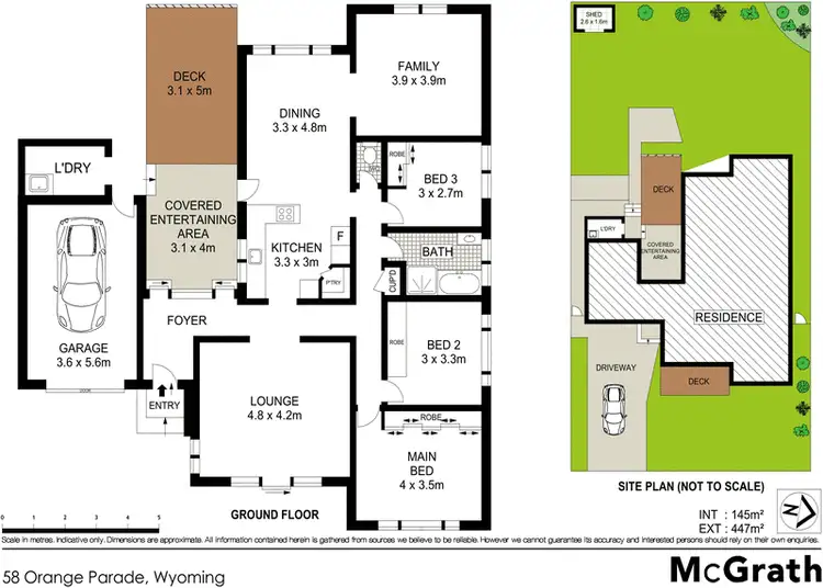 Floorplan of Homely house listing, 58 Orange Parade, Wyoming NSW 2250