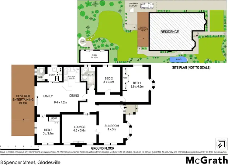 Floorplan of Homely house listing, 8 Spencer Street, Gladesville NSW 2111