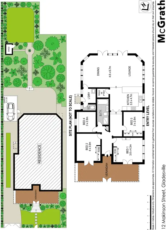 Floorplan of Homely house listing, 12 Makinson Street, Gladesville NSW 2111