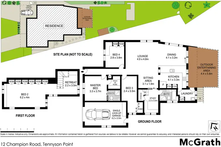 Floorplan of Homely house listing, 12 Champion Road, Tennyson Point NSW 2111
