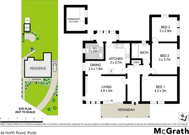 Floorplan of Homely house listing, 46 North Road, Ryde NSW 2112