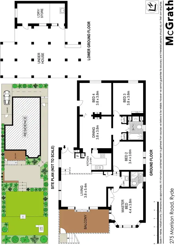 Floorplan of Homely house listing, 275 Morrison Road, Ryde NSW 2112