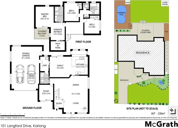 Floorplan of Homely house listing, 101 Langford Drive, Kariong NSW 2250