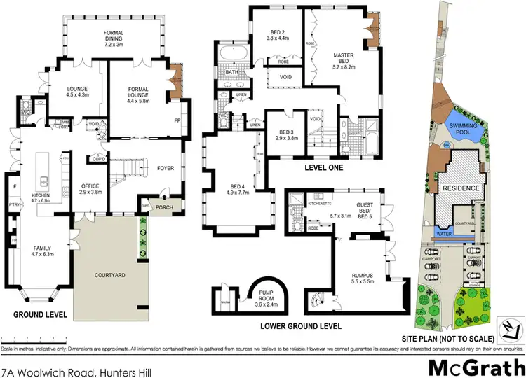 Floorplan of Homely house listing, 7A Woolwich Road, Hunters Hill NSW 2110