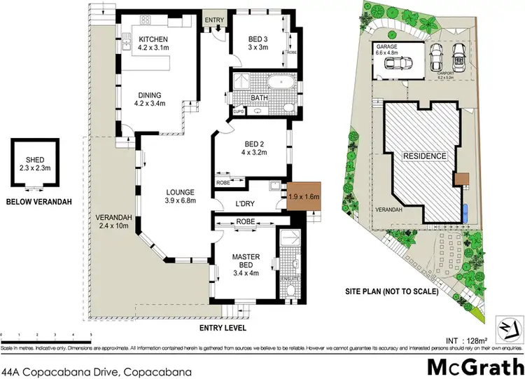 Floorplan of Homely house listing, 44A Copacabana Drive, Copacabana NSW 2251