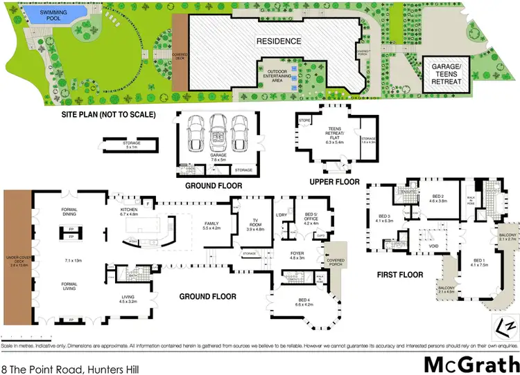 Floorplan of Homely house listing, 8 The Point Road, Hunters Hill NSW 2110