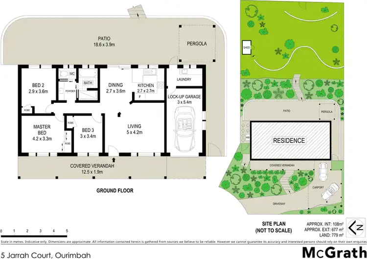 Floorplan of Homely house listing, 5 Jarrah Court, Ourimbah NSW 2258