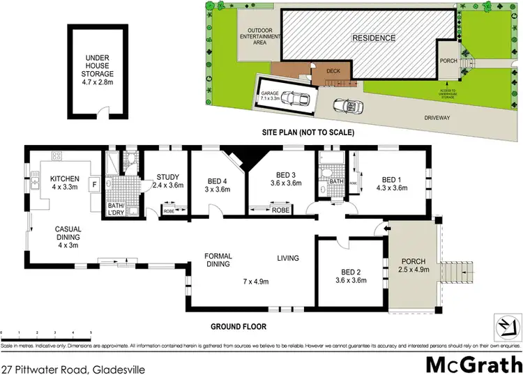 Floorplan of Homely house listing, 27 Pittwater Road, Gladesville NSW 2111