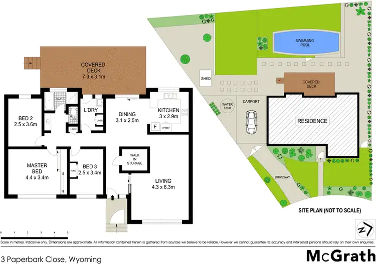 Floorplan of Homely house listing, 3 Paperbark Close, Wyoming NSW 2250