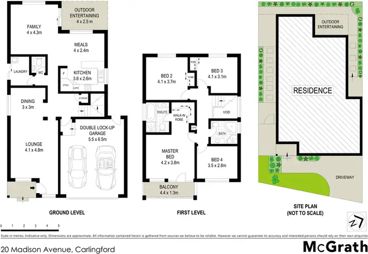 Floorplan of Homely house listing, 20 Madison Avenue, Carlingford NSW 2118