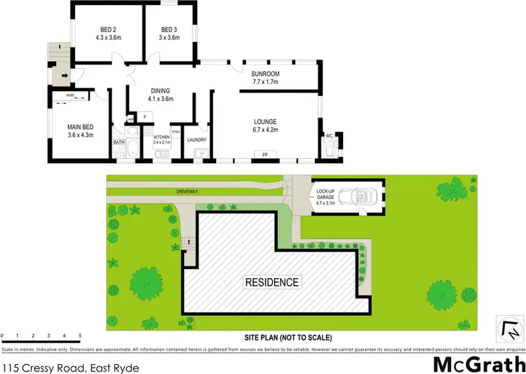 Floorplan of Homely house listing, 115 Cressy Road, East Ryde NSW 2113
