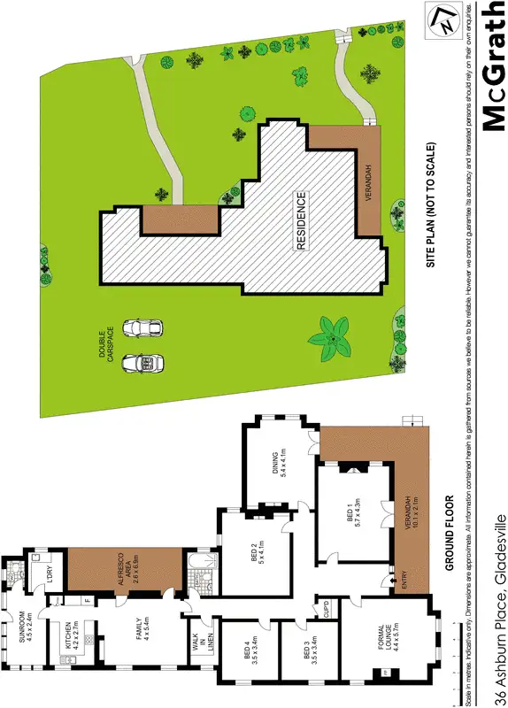 Floorplan of Homely house listing, 36 Ashburn Place, Gladesville NSW 2111