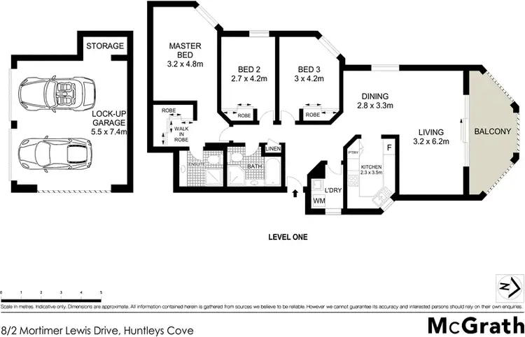 Floorplan of Homely townhouse listing, 8/2 Mortimer Lewis Drive, Huntleys Cove NSW 2111