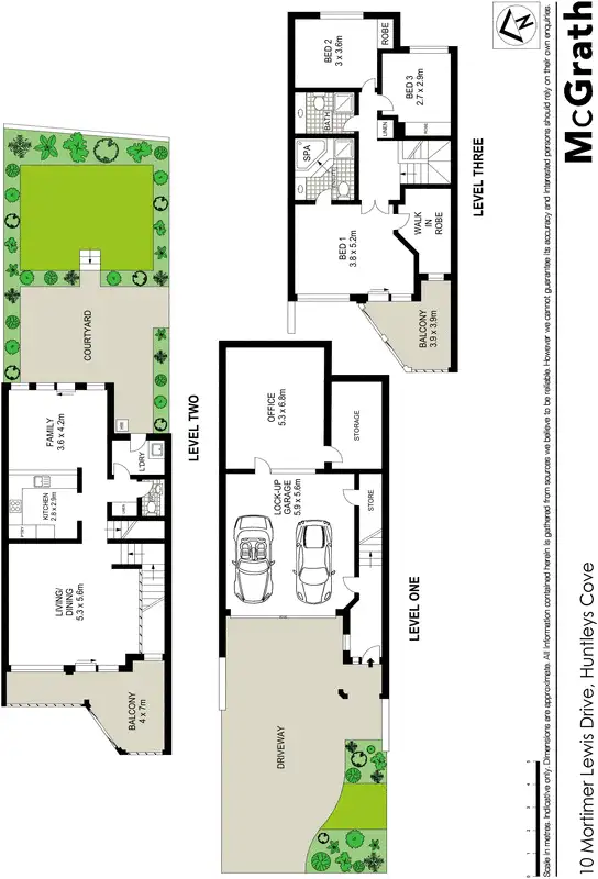 Floorplan of Homely townhouse listing, 10 Mortimer Lewis Drive, Huntleys Cove NSW 2111