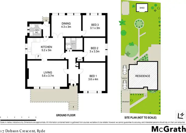 Floorplan of Homely house listing, 17 Dobson Crescent, Ryde NSW 2112