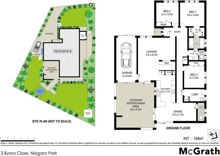Floorplan of Homely house listing, 3 Byora Close, Niagara Park NSW 2250
