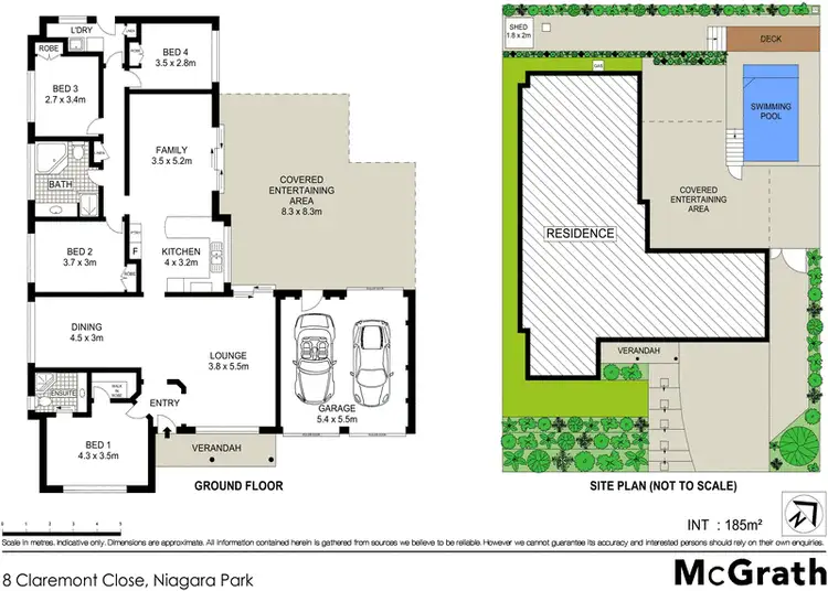 Floorplan of Homely house listing, 8 Claremont Close, Niagara Park NSW 2250