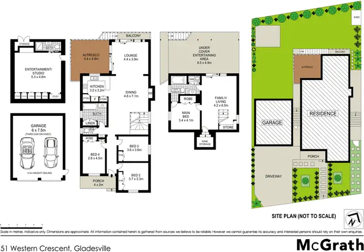 Floorplan of Homely house listing, 51 Western Crescent, Gladesville NSW 2111
