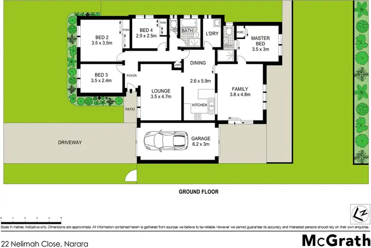 Floorplan of Homely house listing, 22 Nelimah Close, Narara NSW 2250