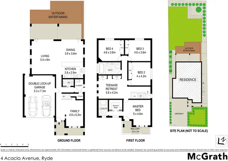 Floorplan of Homely house listing, 4 Acacia Avenue, Ryde NSW 2112