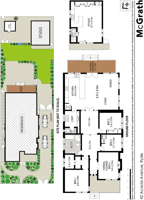 Floorplan of Homely house listing, 42 Acacia Avenue, Ryde NSW 2112