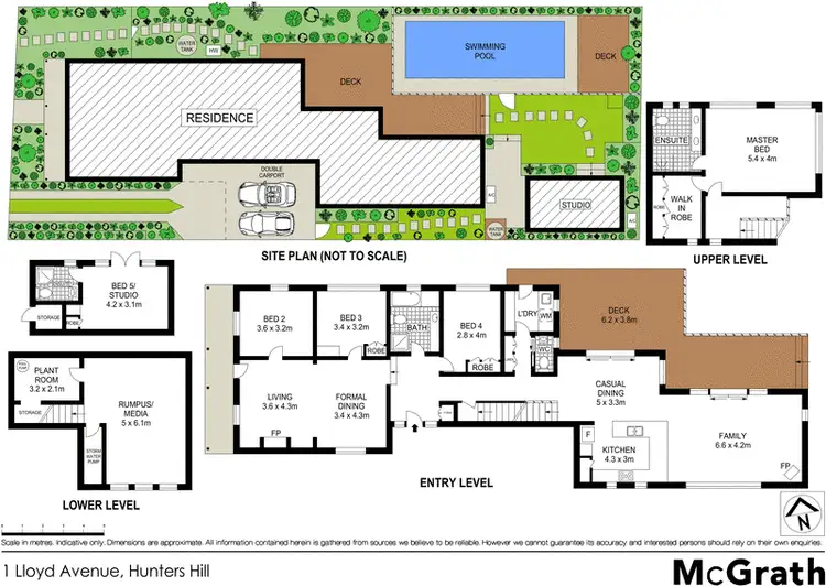 Floorplan of Homely house listing, 1 Lloyd Avenue, Hunters Hill NSW 2110