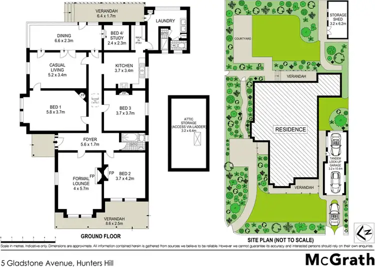 Floorplan of Homely house listing, 5 Gladstone Avenue, Hunters Hill NSW 2110