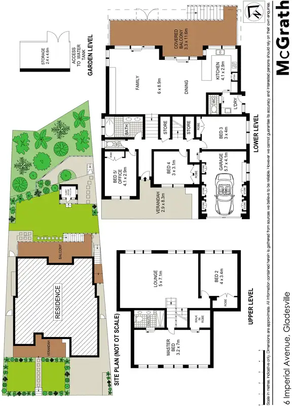 Floorplan of Homely house listing, 6 Imperial Avenue, Gladesville NSW 2111