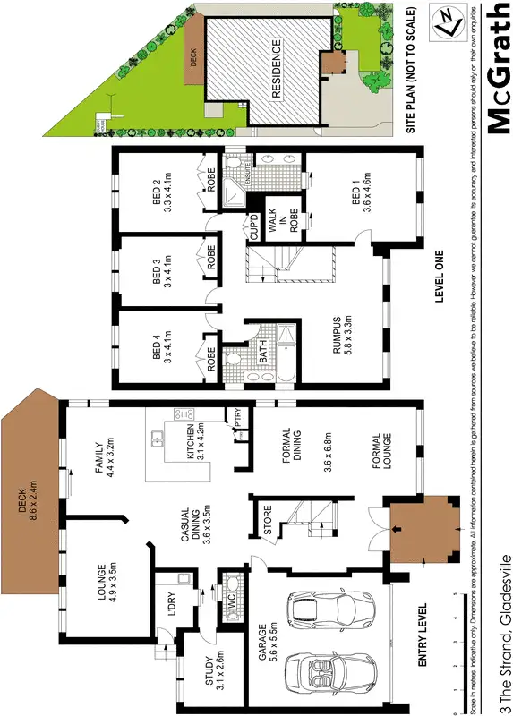 Floorplan of Homely house listing, 3 The Strand, Gladesville NSW 2111
