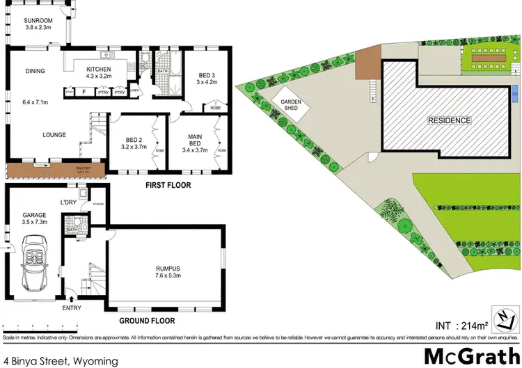 Floorplan of Homely house listing, 4 Binya Avenue, Wyoming NSW 2250