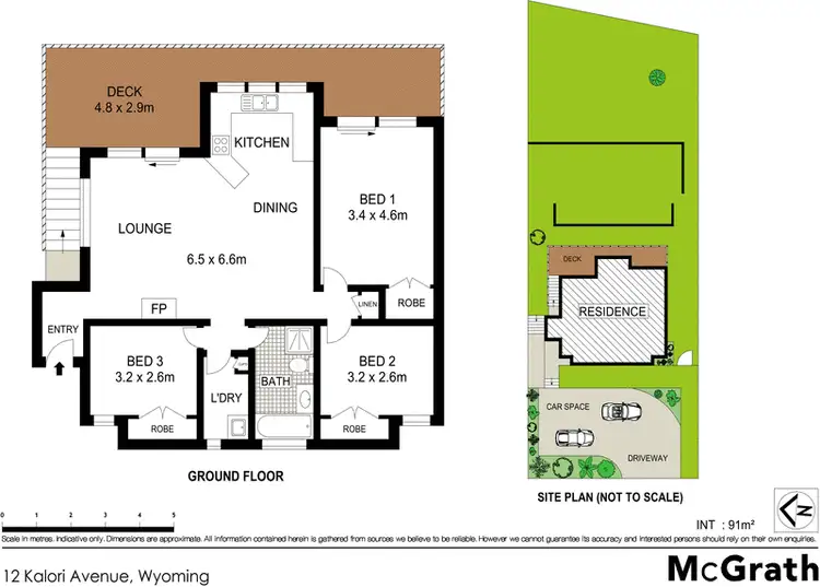 Floorplan of Homely house listing, 12 Kalori Avenue, Wyoming NSW 2250