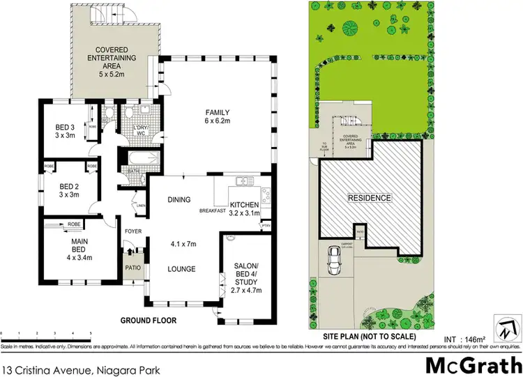 Floorplan of Homely house listing, 13 Cristina Avenue, Niagara Park NSW 2250