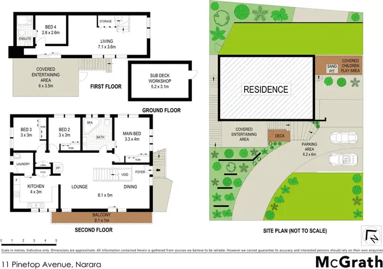 Floorplan of Homely house listing, 11 Pinetop Avenue, Narara NSW 2250