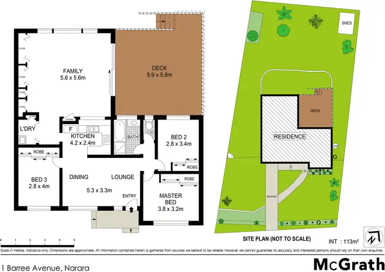 Floorplan of Homely house listing, 1 Barree Avenue, Narara NSW 2250