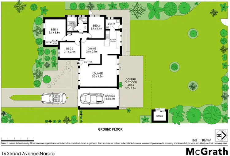 Floorplan of Homely house listing, 16 Strand Avenue, Narara NSW 2250