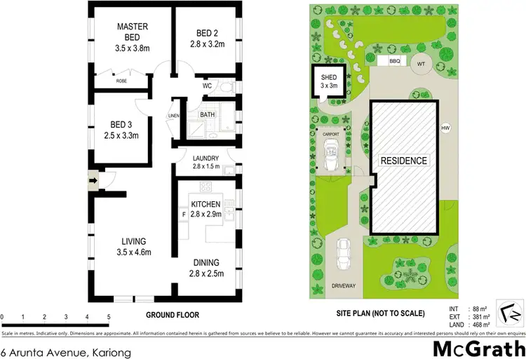 Floorplan of Homely house listing, 6 Arunta Avenue, Kariong NSW 2250