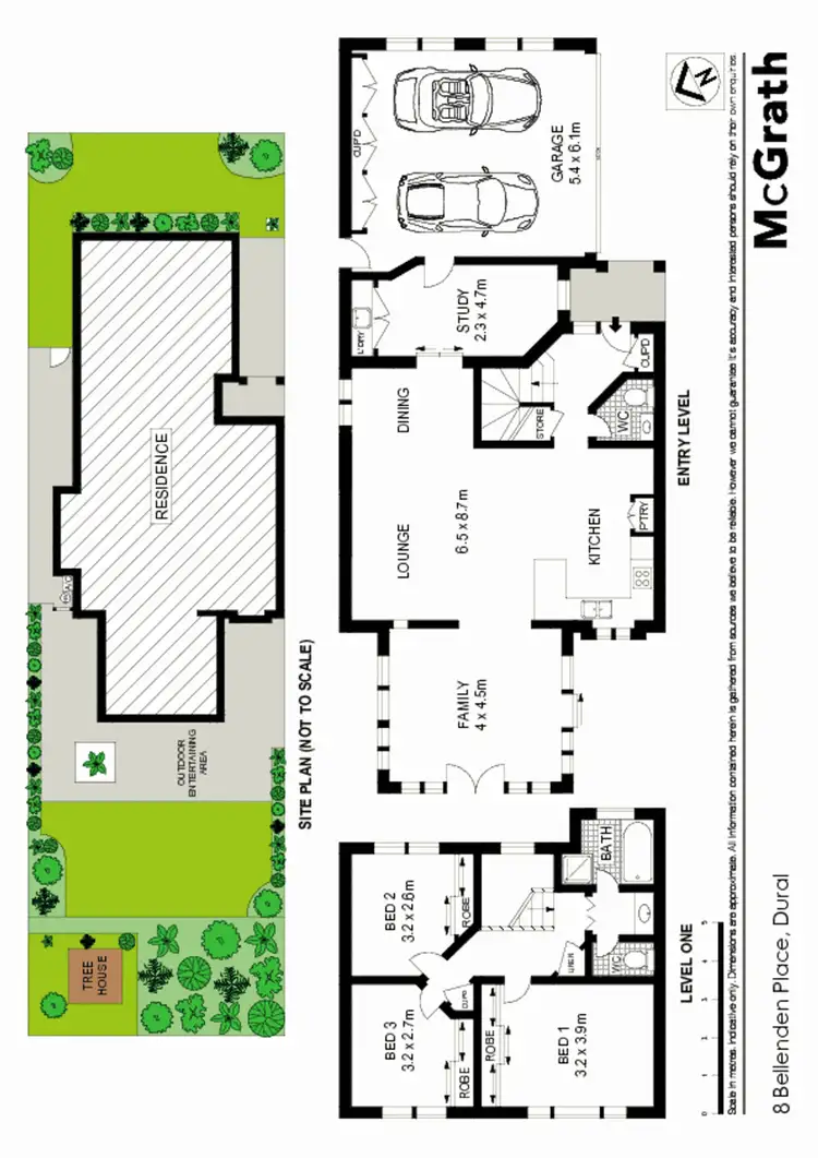 Floorplan of Homely townhouse listing, 8 Bellenden Place, Dural NSW 2158
